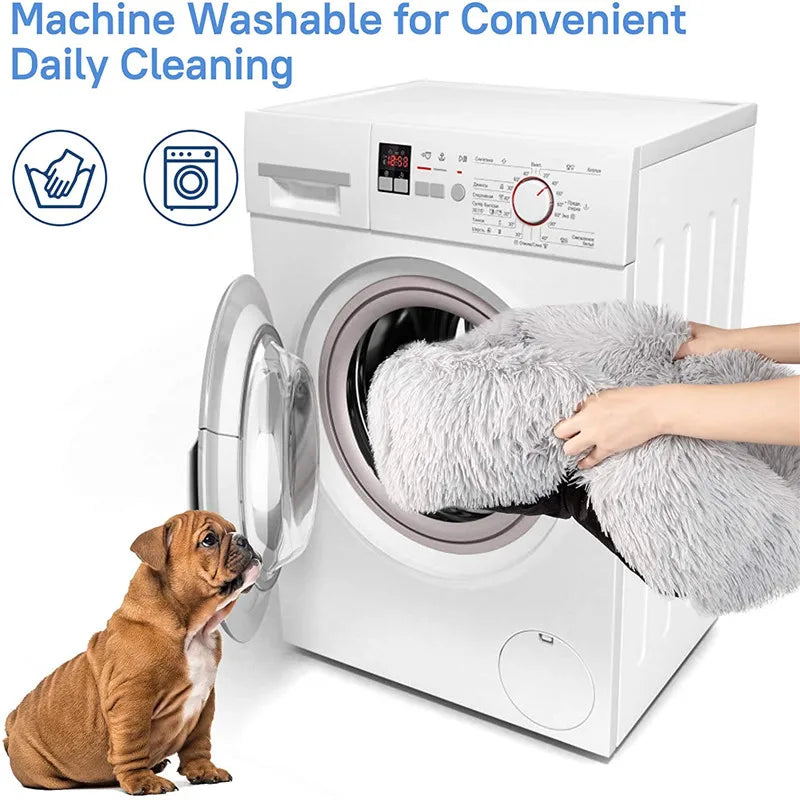 WaggyBark™ Luxury Calming Plush Pet Bed