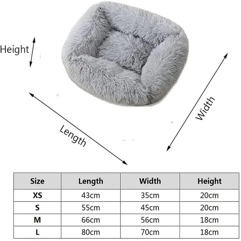 WaggyBark™ Luxury Calming Plush Pet Bed