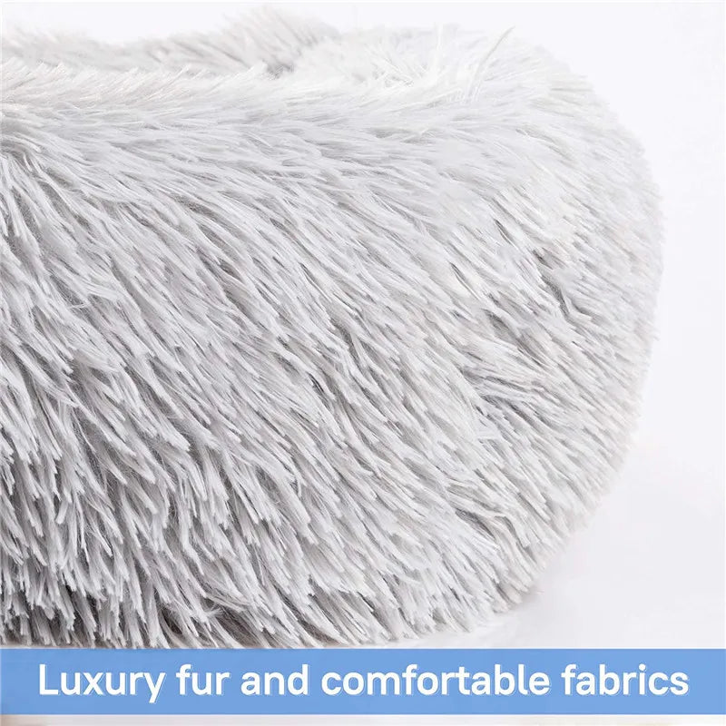 WaggyBark™ Luxury Calming Plush Pet Bed