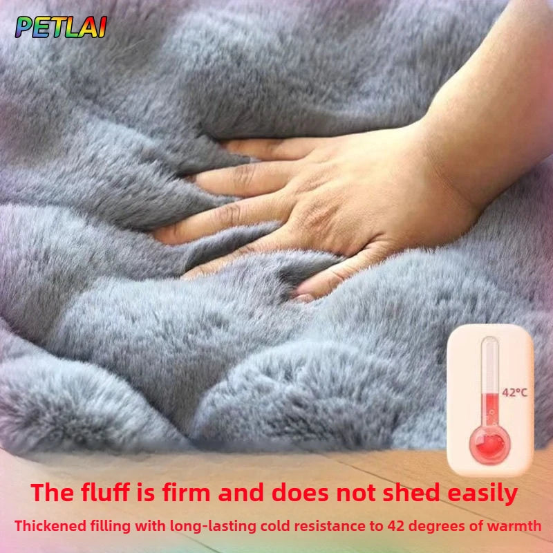 WaggyBark™ Calming Plush Pet Bed