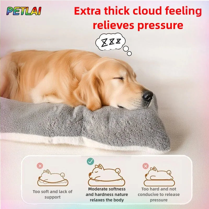 WaggyBark™ Calming Plush Pet Bed