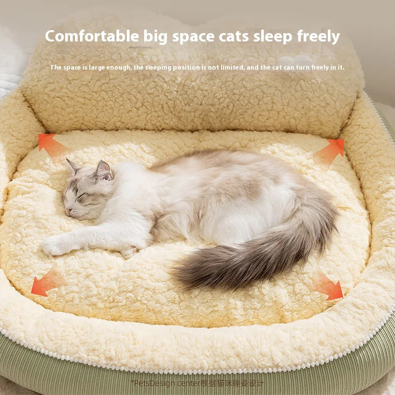WaggyBark™ Cozy Cloud Cat Sofa Bed