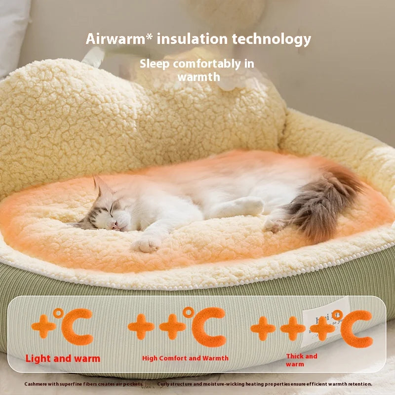 WaggyBark™ Cozy Cloud Cat Sofa Bed