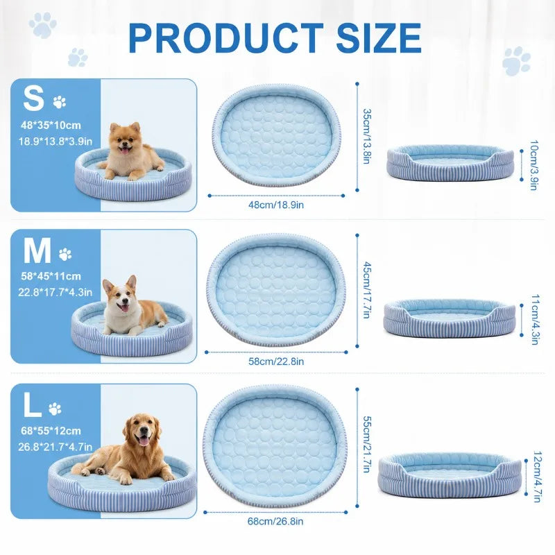 WaggyBark™ - Cooling Donut Bed
