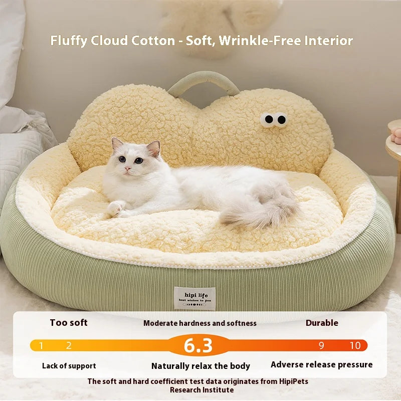 WaggyBark™ Cozy Cloud Cat Sofa Bed